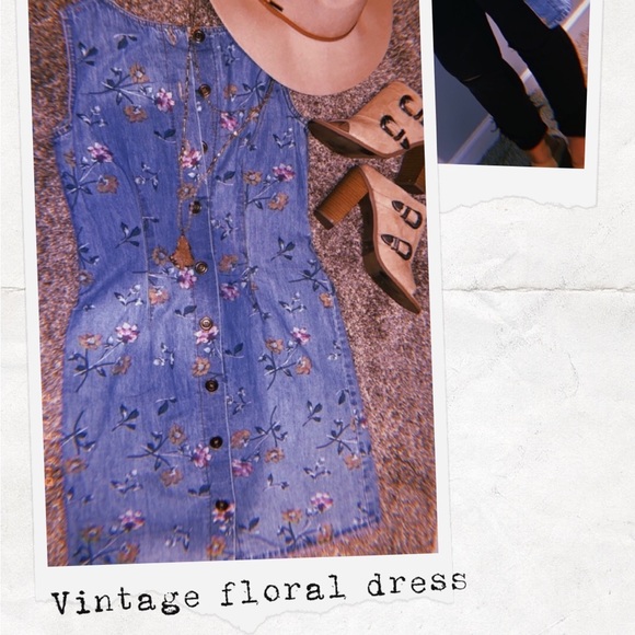 Vintage Floral Dress - Picture 1 of 2